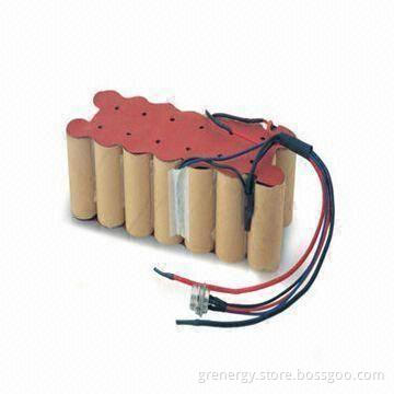 NiMH Rechargeable Battery Pack with 14.4V/3,300mAh Capacity, up to 1,000-time Rechargeable
